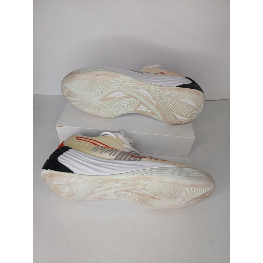 Puma Fusion Nitro Team BasketballShoesWhite Gra RedMen'sSize 11 AthleticSneakers - Picture 3 of 7